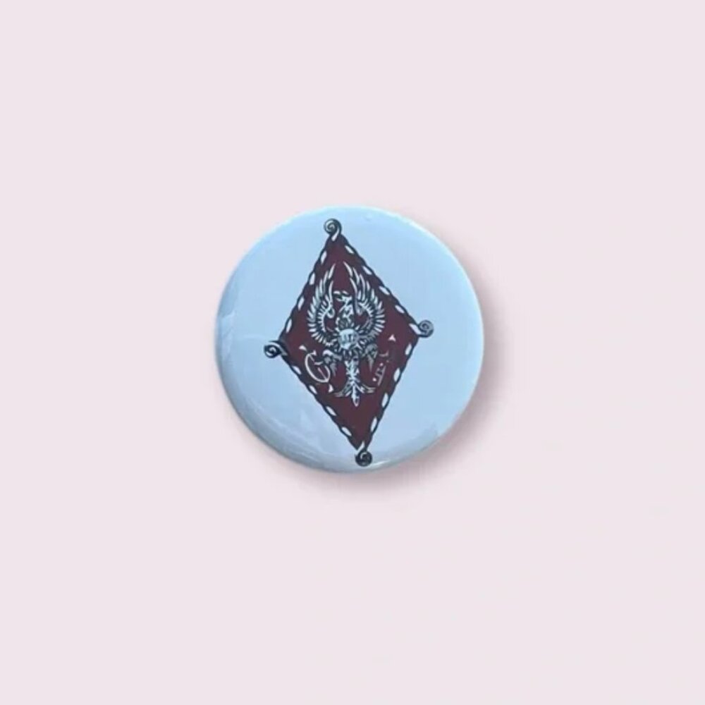 Pi Beta Phi Crest Button Pin
